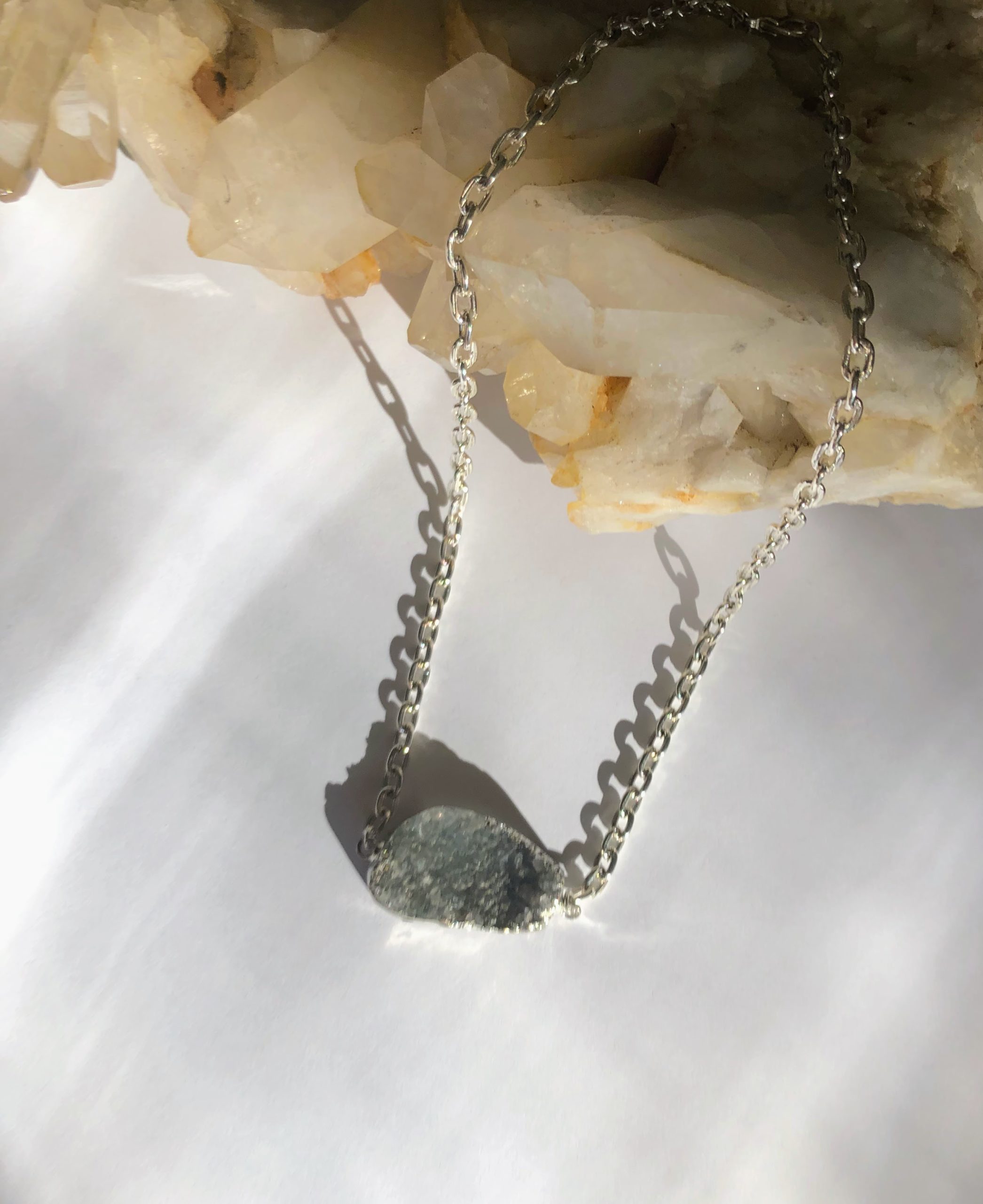 Celestine Necklace Raw Celestite Gemstone Celestine Crystal | Etsy | Blue  gemstone necklace, Gemstone jewelry handmade, Raw crystal jewelry